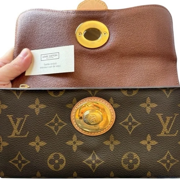 💯Authentic Louis Vuitton Monogram Vachetta Leather Boetie Sarah Wallet Dust Bag - Picture 12 of 13
